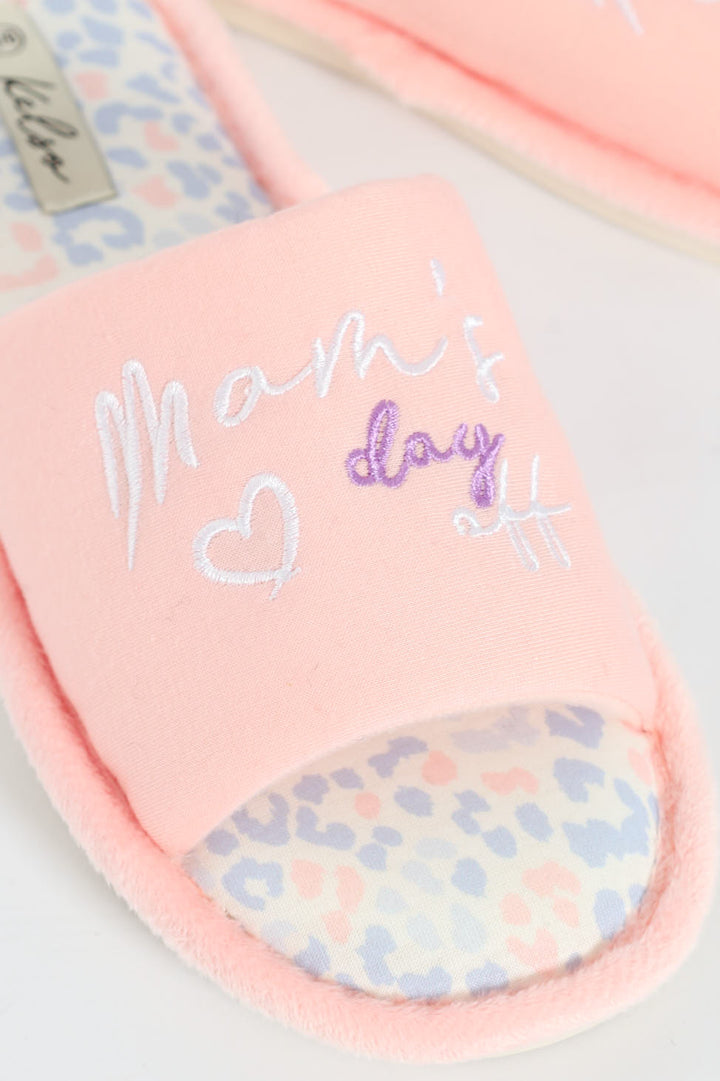 Mother's Day Off Slipper - Pink