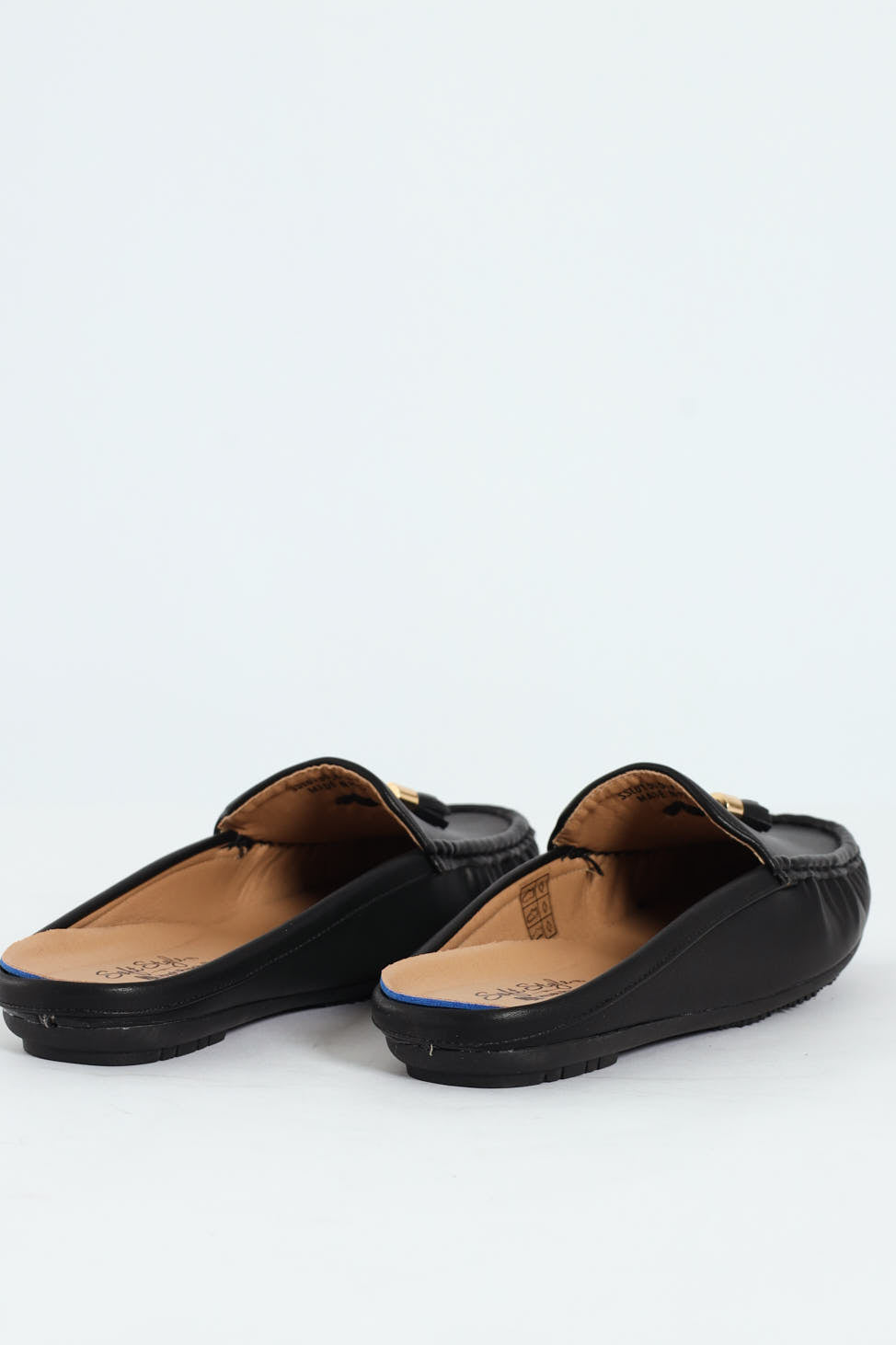 Kassandra Tassel Slip On Mule - Black