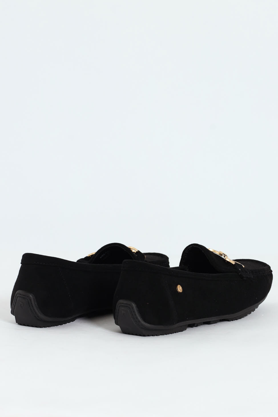 Prost 12 Horsebit Suede Driver Loafer - Black