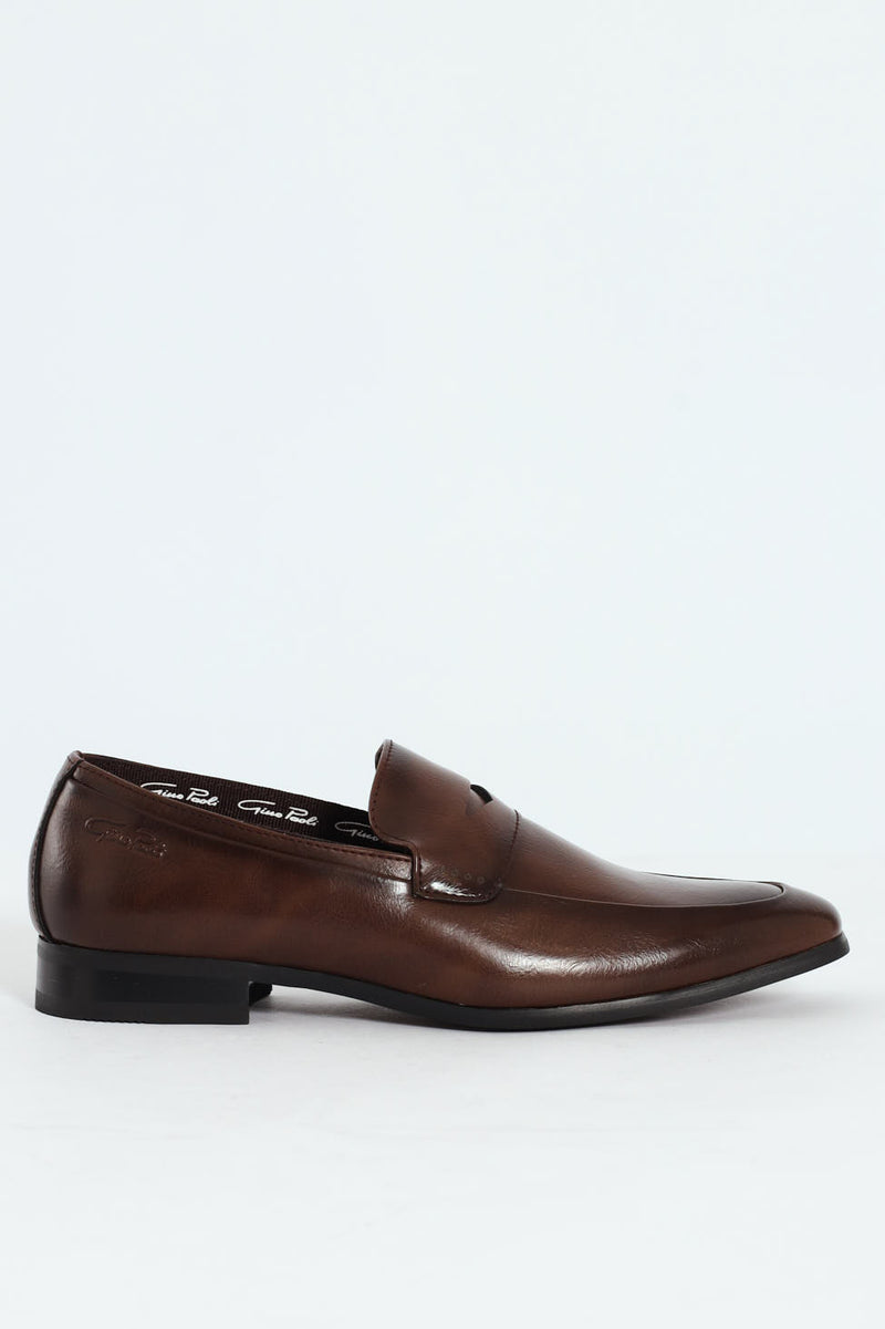 Penny Moccasin Slip On - Brown