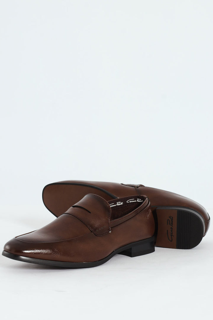 Penny Moccasin Slip On - Brown