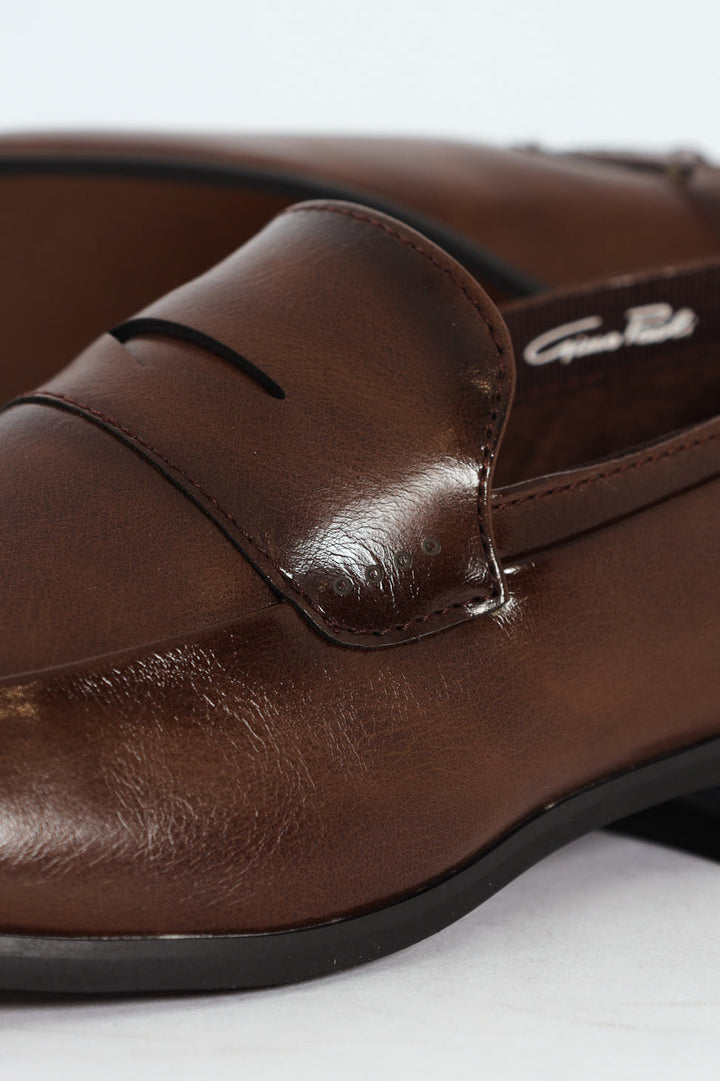 Penny Moccasin Slip On - Brown