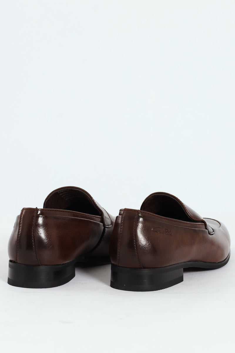 Penny Moccasin Slip On - Brown