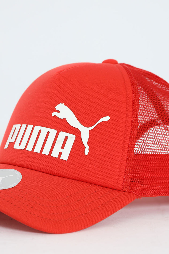 Essential Logo Trucker Cap - Rust