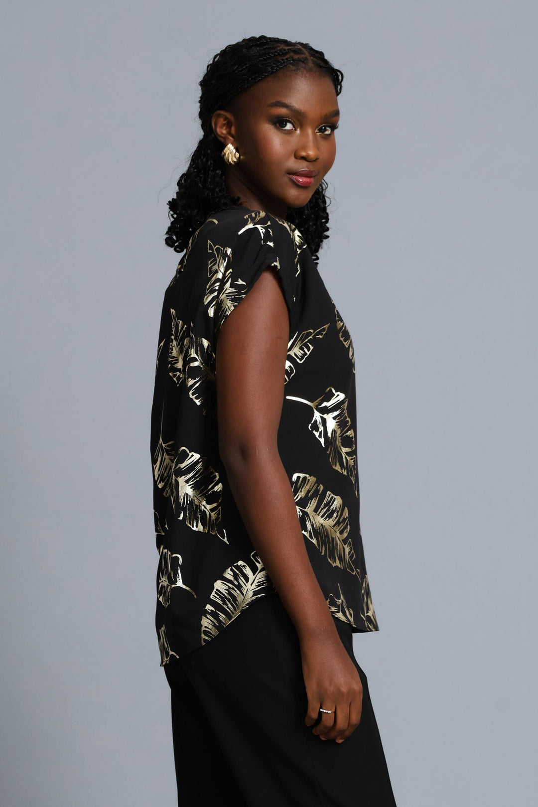 Short Sleeve Formal Tee - Black
