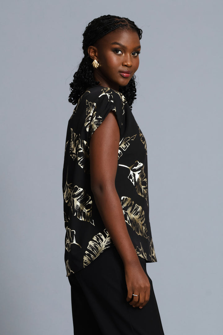 Short Sleeve Formal Tee - Black