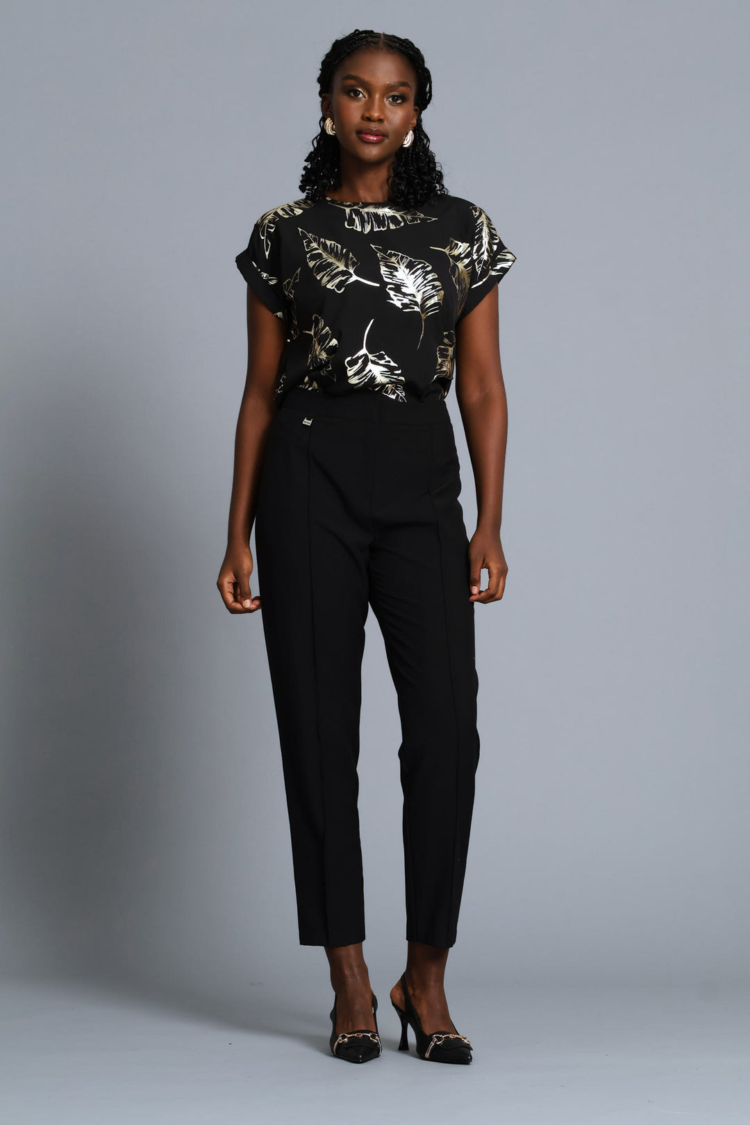 Short Sleeve Formal Tee - Black