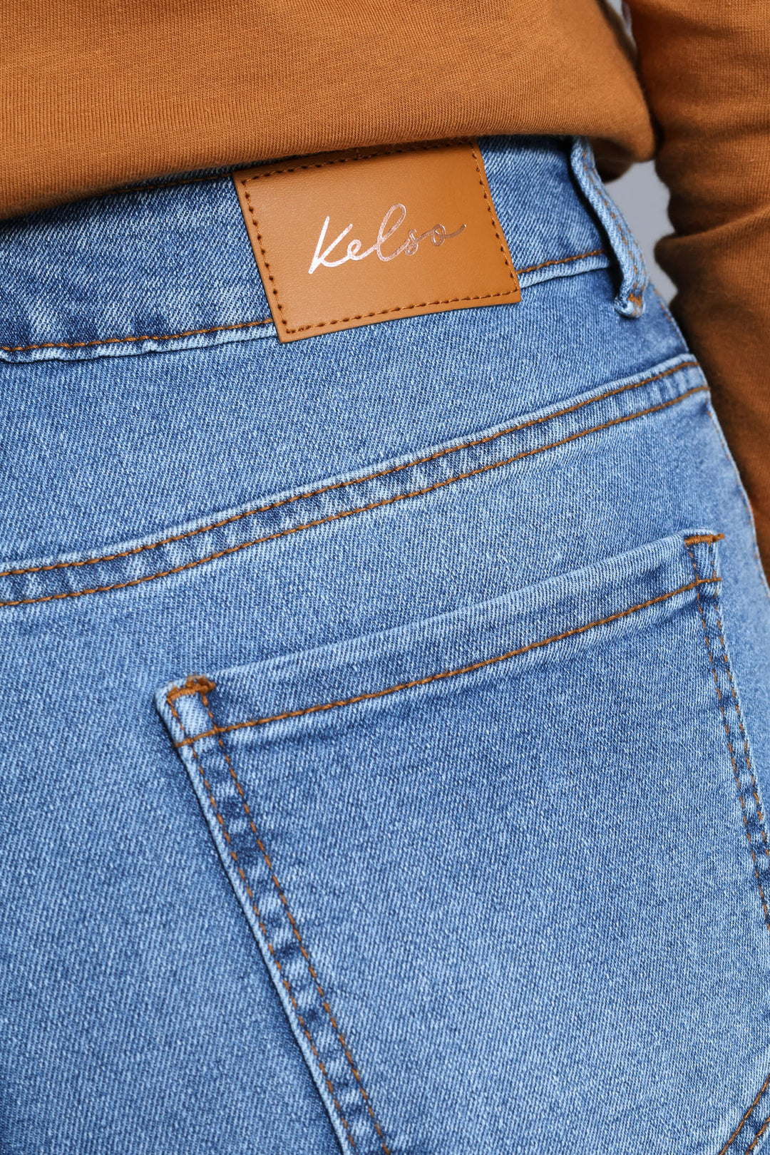 Classic Straight Leg Denim - Salty Mid Wash