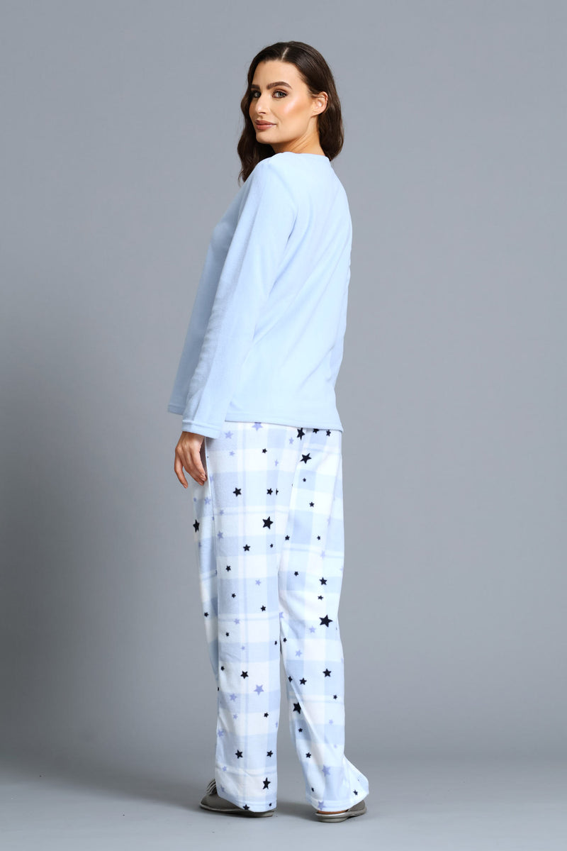 Mothers Day Sorry Im Late Polar Fleece Set - Blue