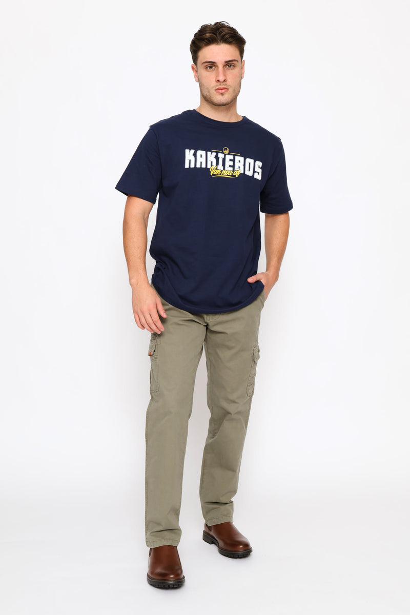 Half Elasticated Waistband Pant - Olive