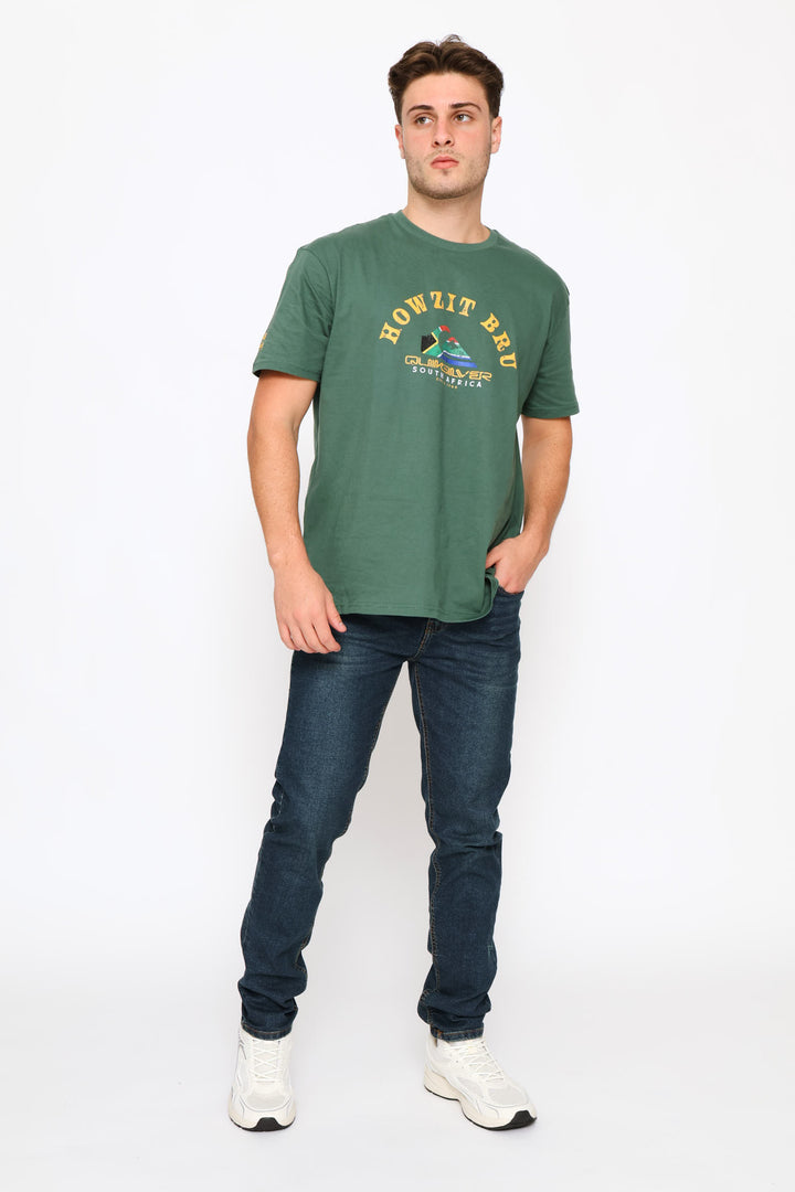 Howzit Sa Tee - Forest Green