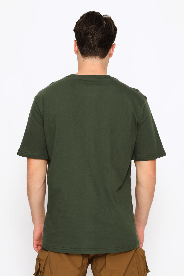 Classic Fit 4X4 Tee - Olive