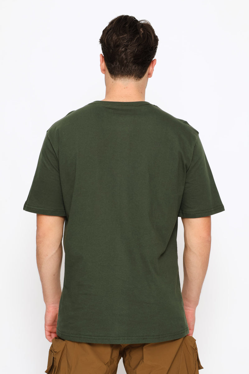 Classic Fit 4X4 Tee - Olive