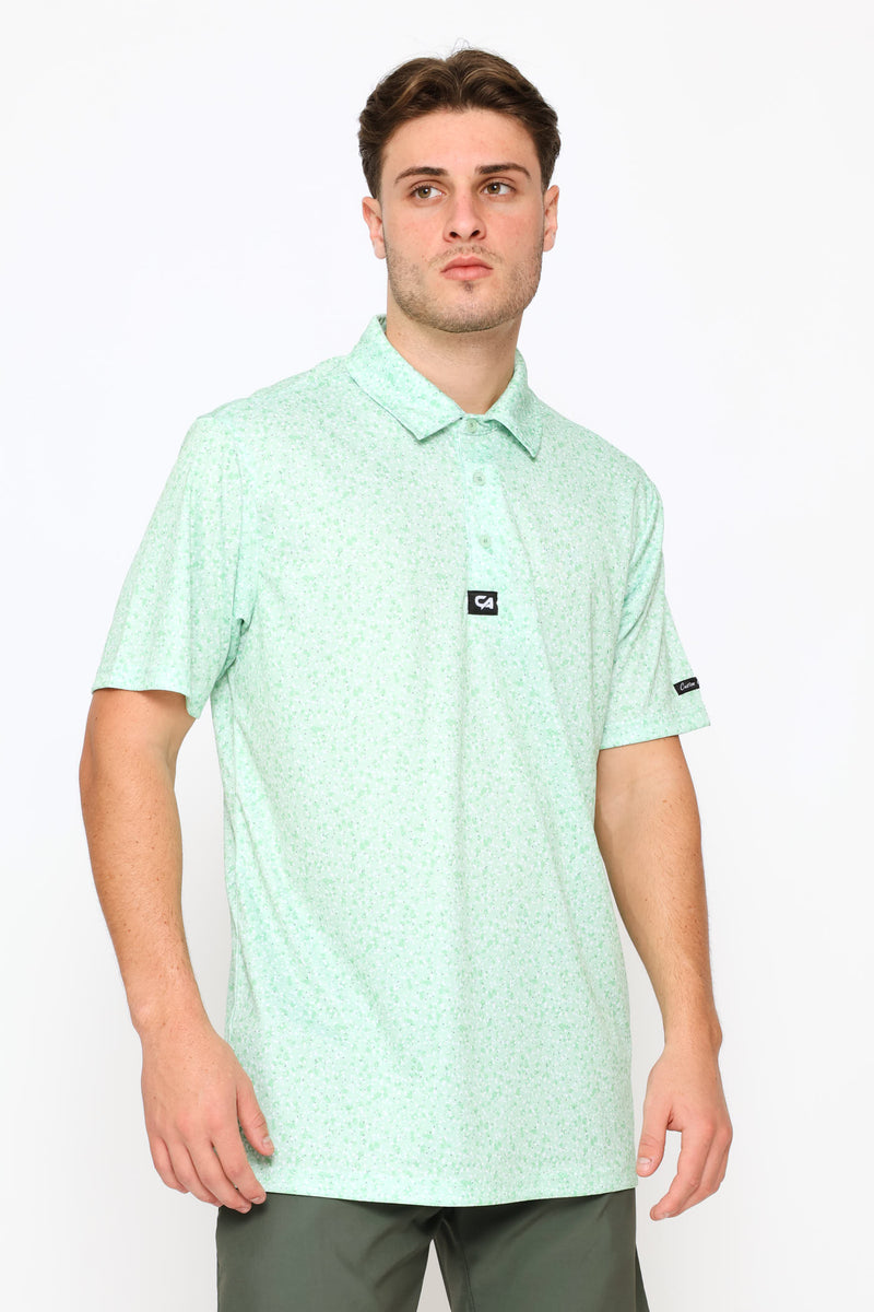 Paint Splatter Golfer - Green