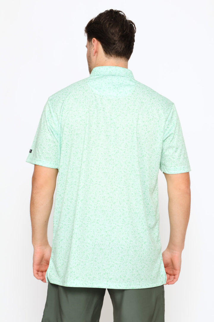 Paint Splatter Golfer - Green