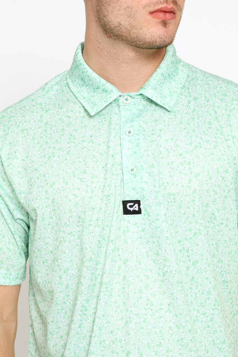 Paint Splatter Golfer - Green