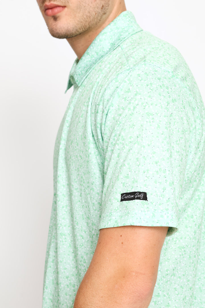 Paint Splatter Golfer - Green