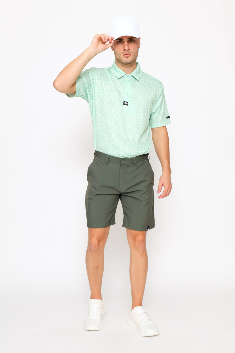 Paint Splatter Golfer - Green