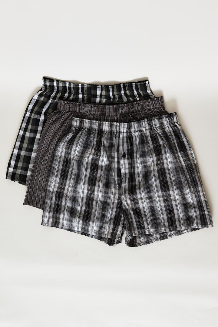 3 Pack Value Boxers - Black