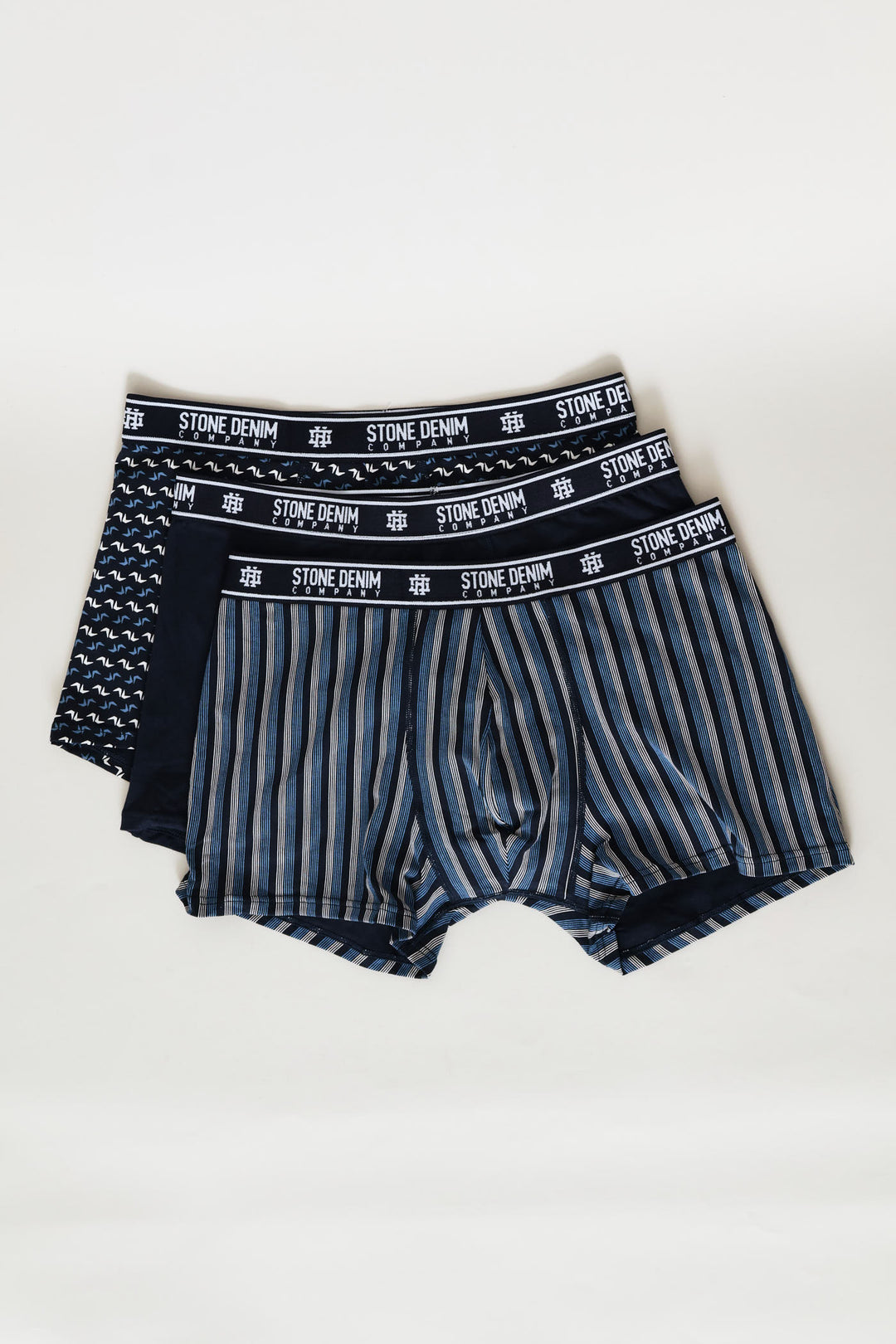 3 Pack Design Trunks - Navy