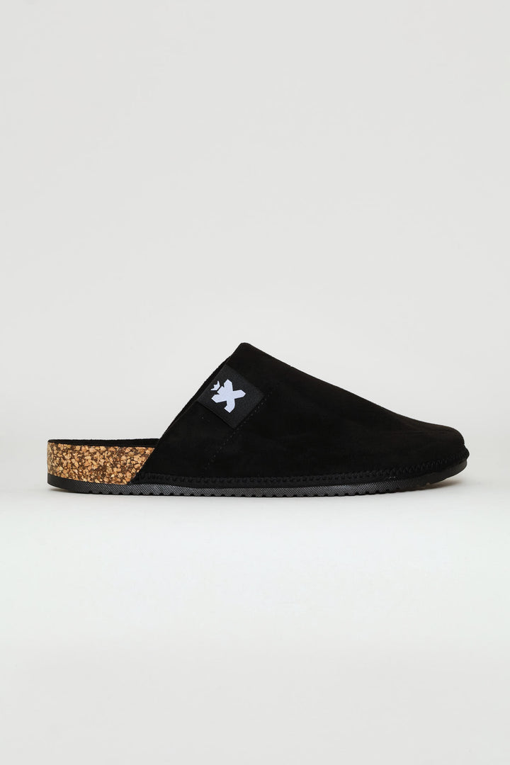 Plain Upper Comfort Clog - Black