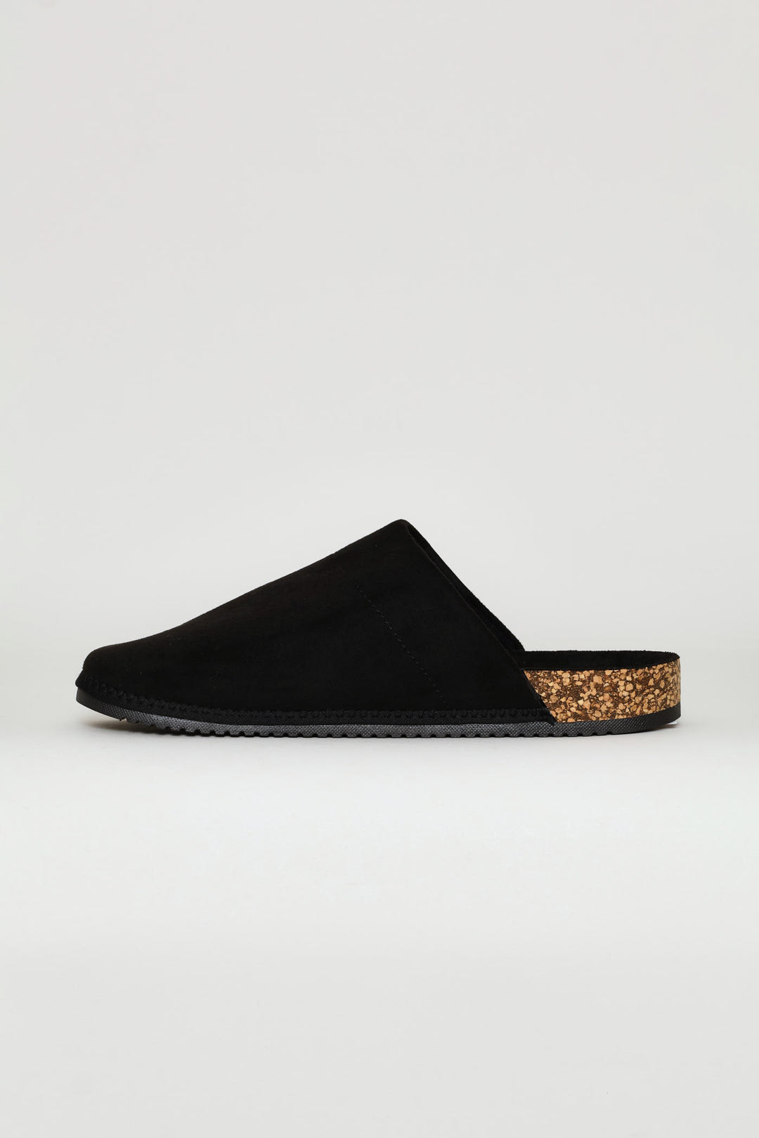 Plain Upper Comfort Clog - Black