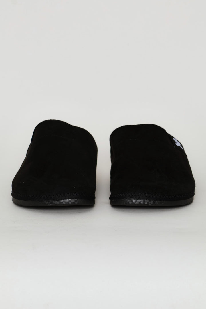 Plain Upper Comfort Clog - Black