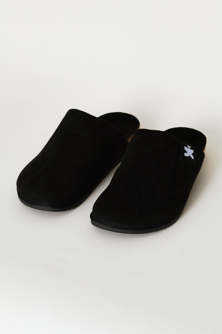 Plain Upper Comfort Clog - Black