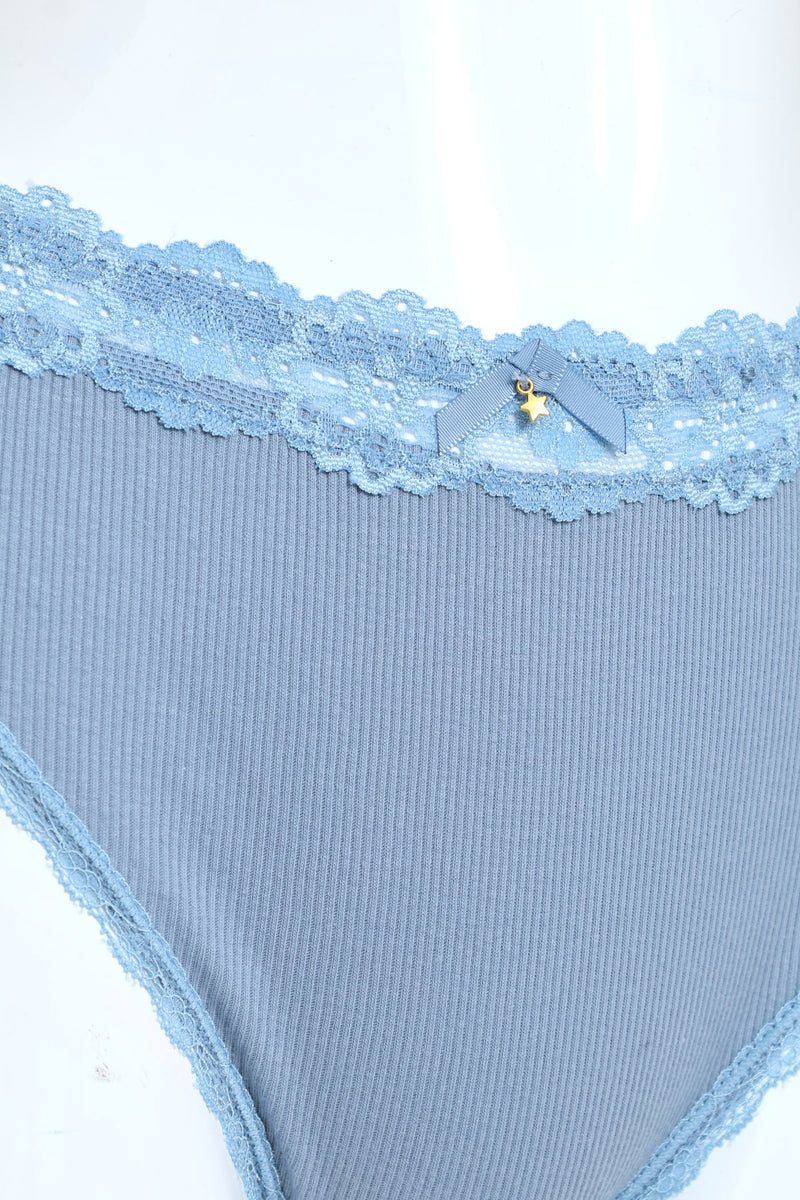 Lace Bikini Panty - Blue