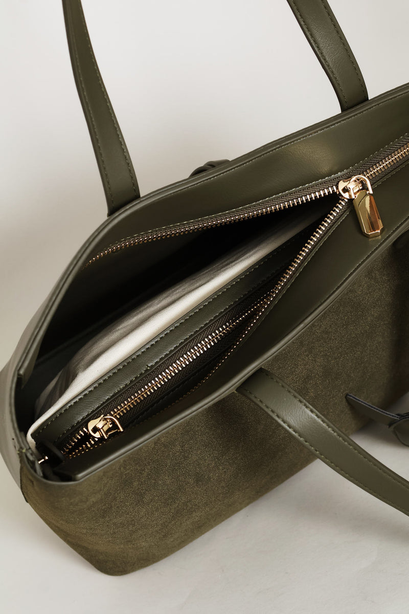 Lysea Satchel Bag - Green