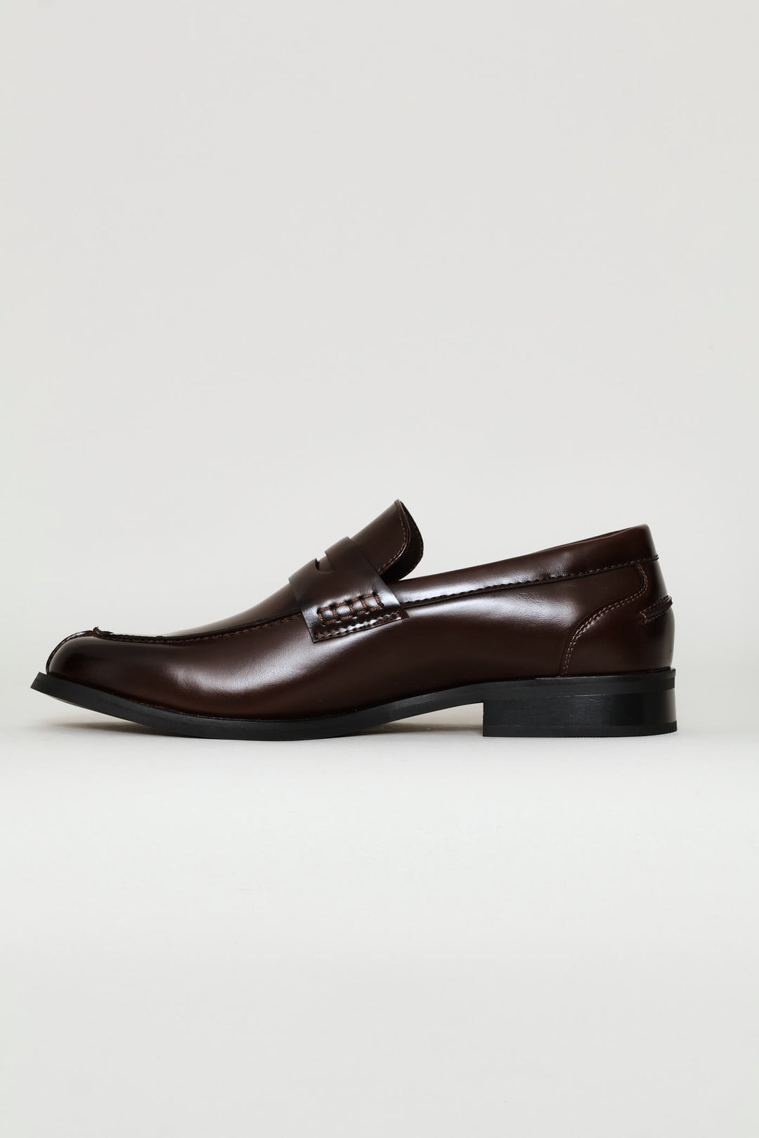 Penny Moccasin Formal Slip On - Chocolate