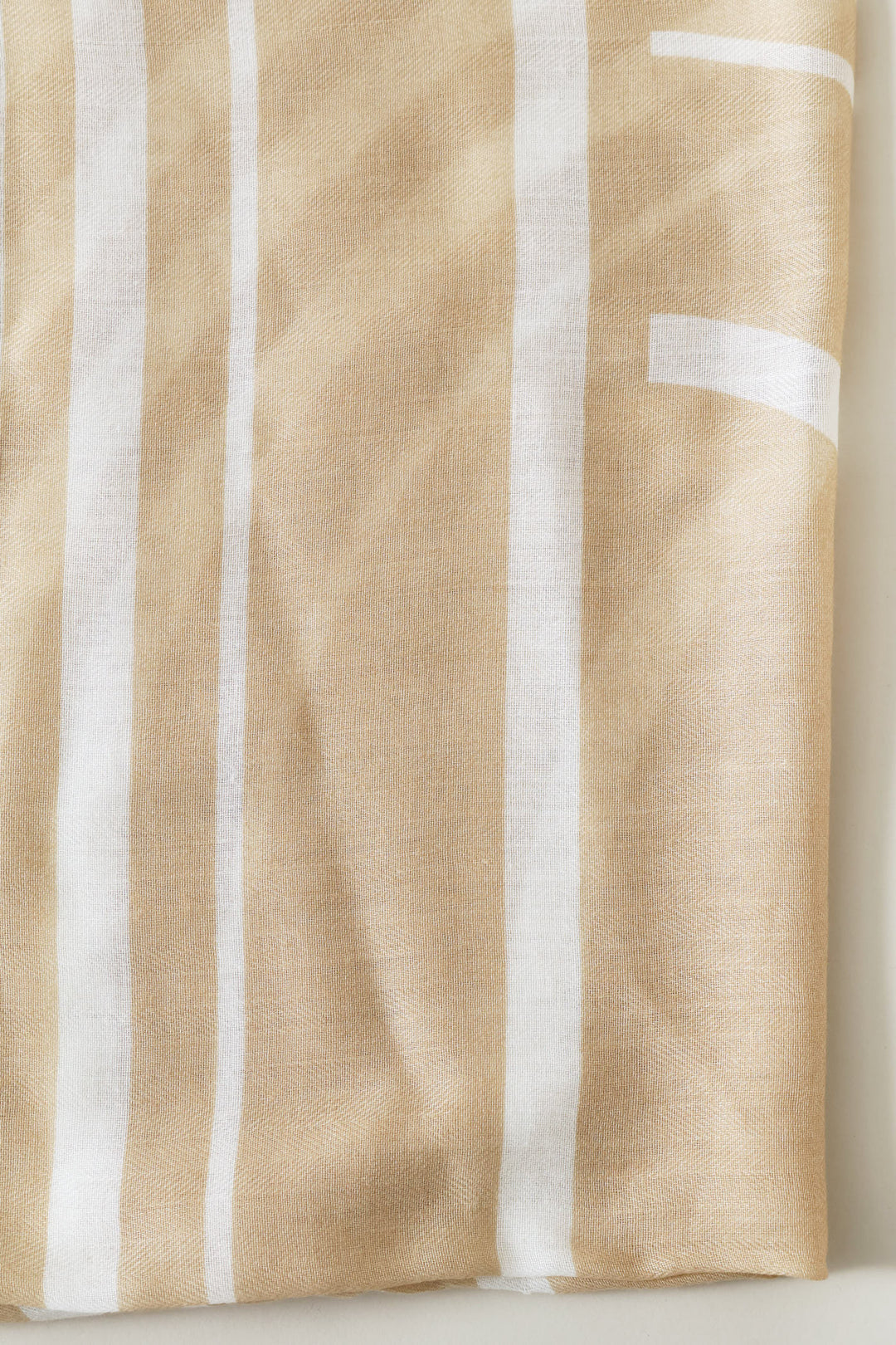 Block Print Light Weight Scarf - Stone
