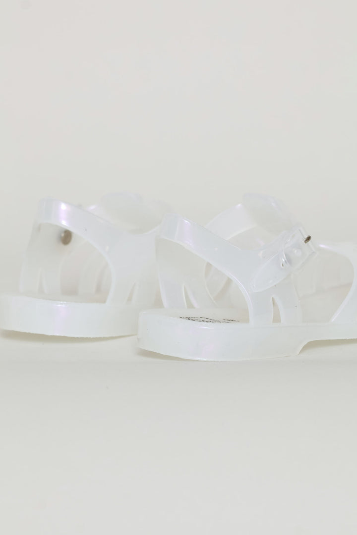 Pre-Girls Jelly Fisherman Sandal  - Clear