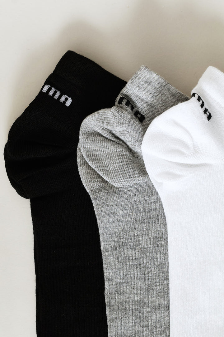 3 Pack Low Cut Socks
