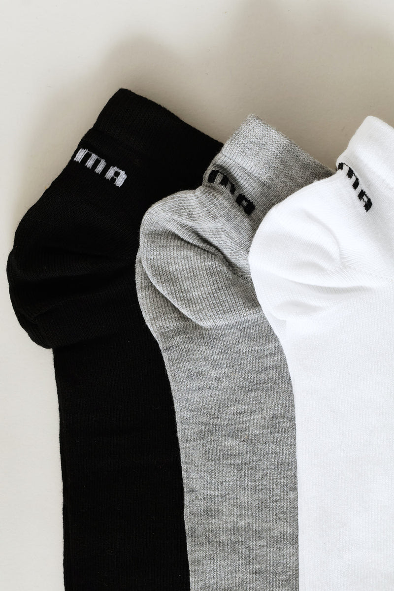 3 Pack Low Cut Socks