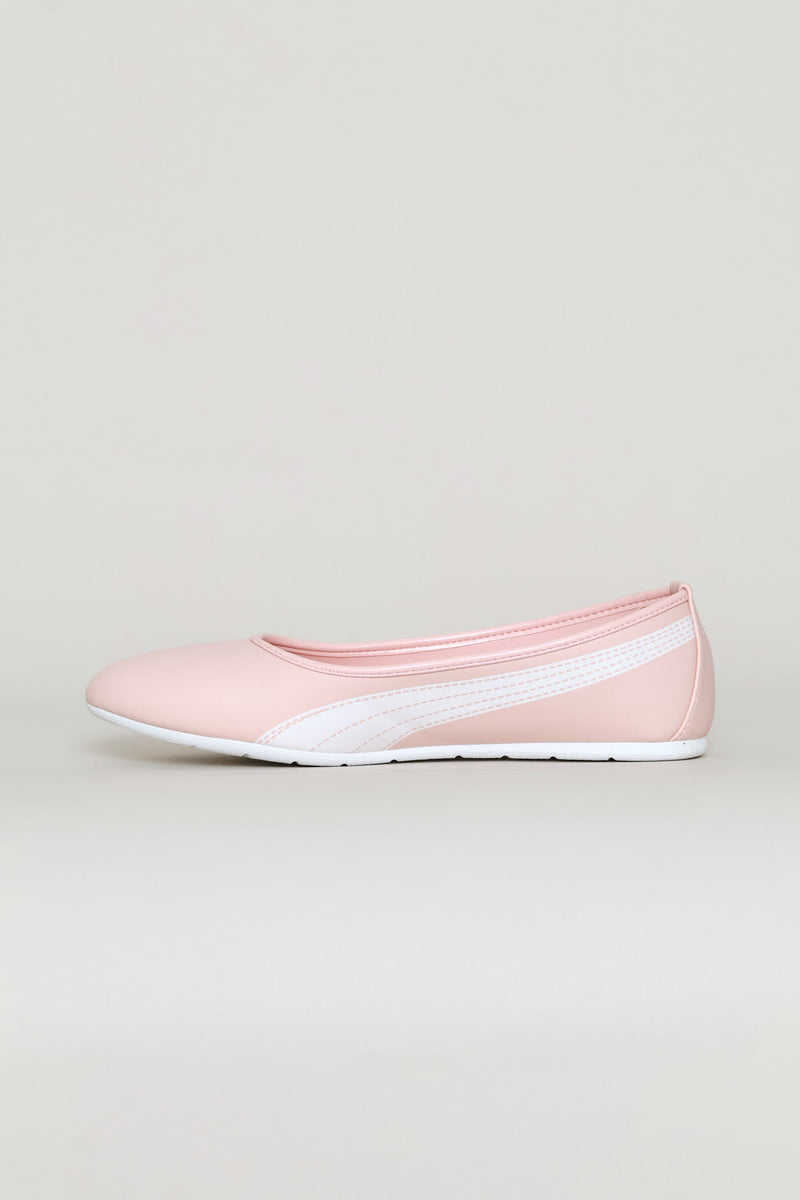 Ballerina Stitched V Sandal - Pink