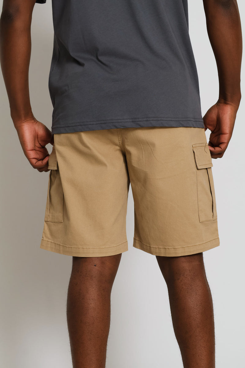 Basic Cargo Short - Dark Stone