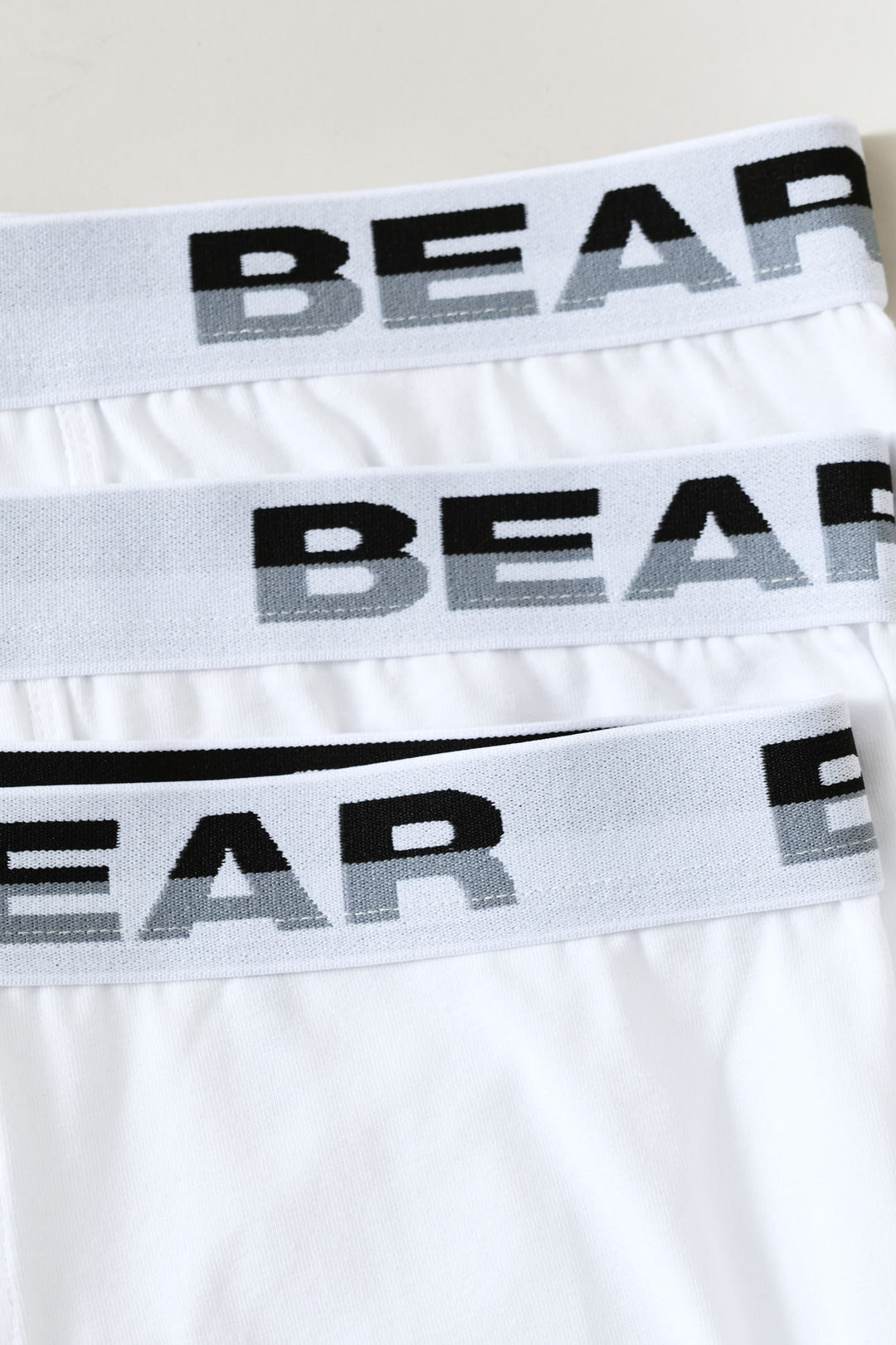 3 Pack Short Leg Body Shorts - White