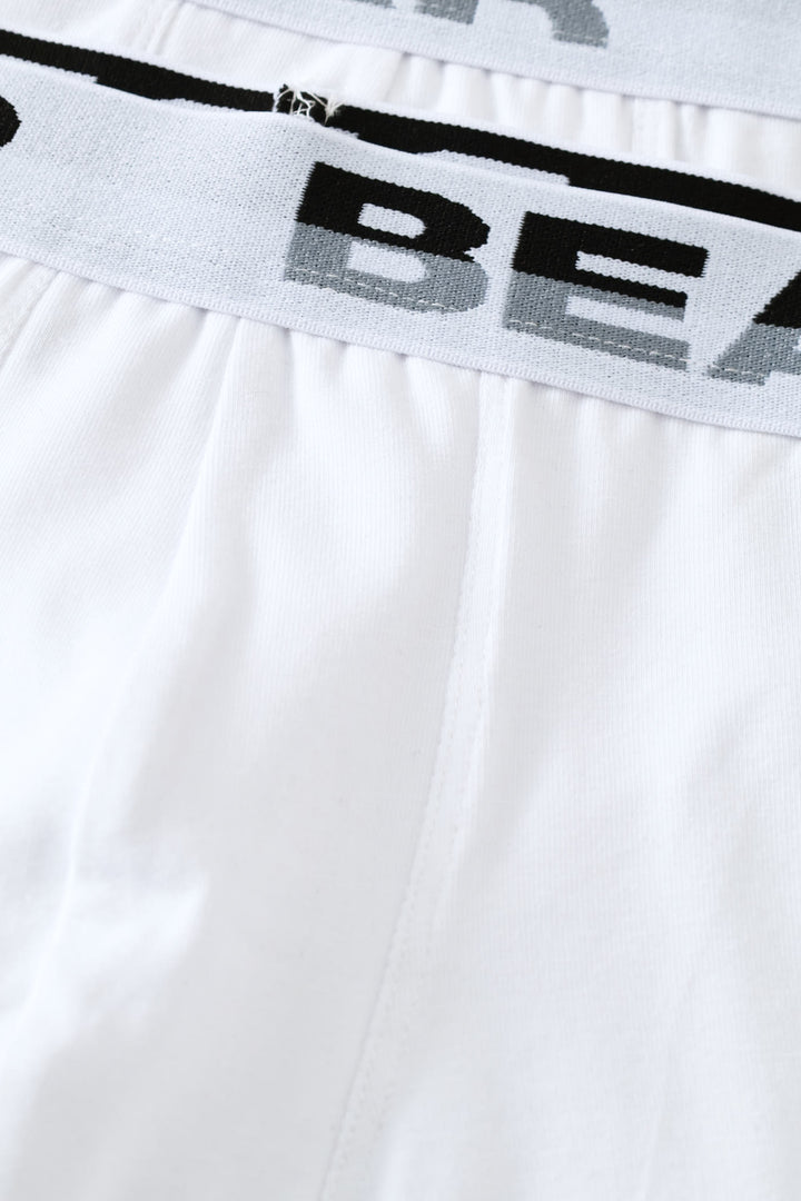 3 Pack Short Leg Body Shorts - White