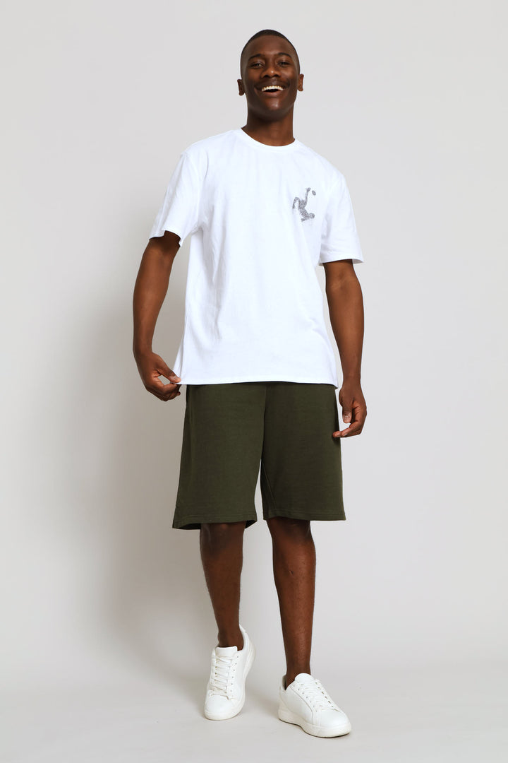 Plain Fleece Short - Dark Fatigue
