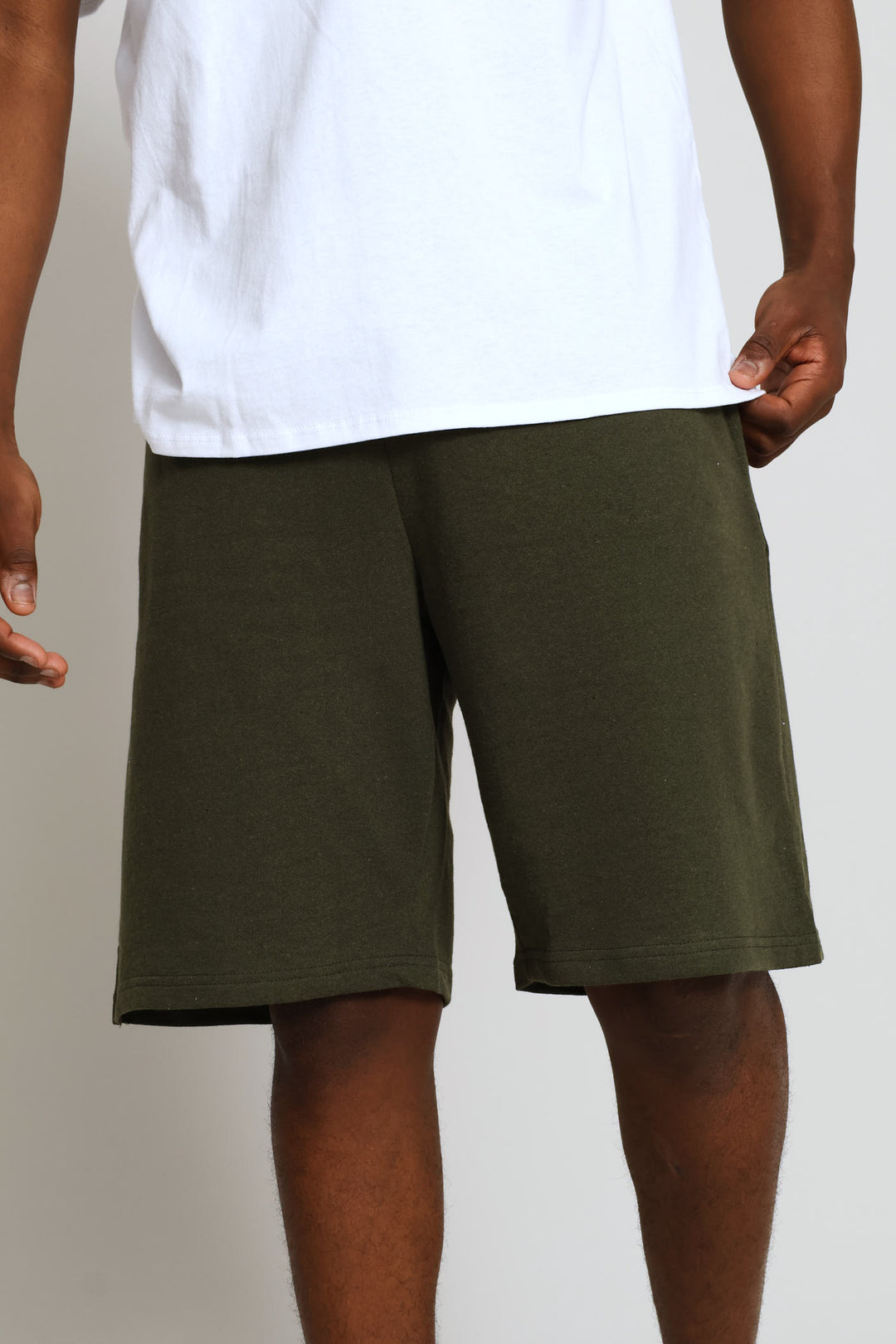 Plain Fleece Short - Dark Fatigue