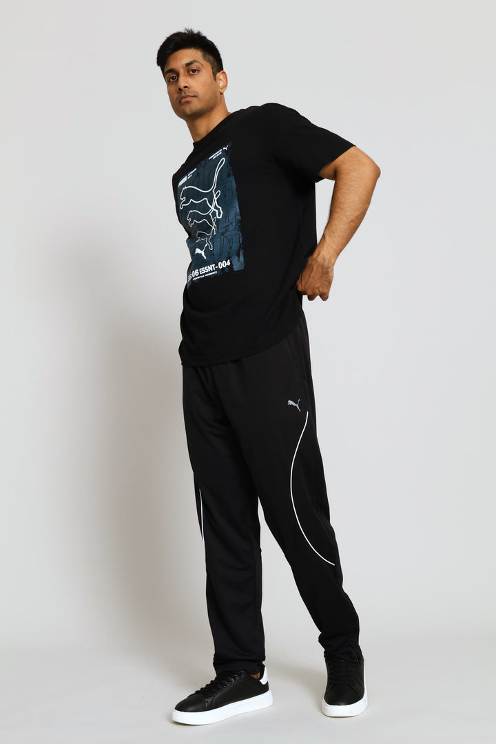 Essential Tricot Slim Pants - Black