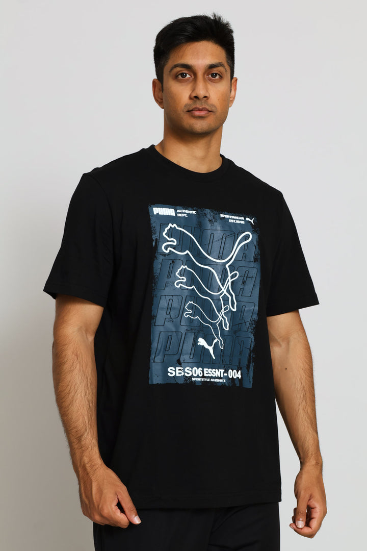 Graphics Box Tee - Black