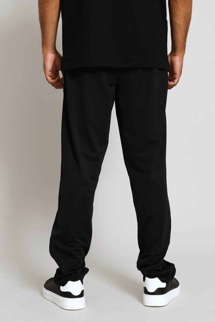 Essential Tricot Slim Pants - Black