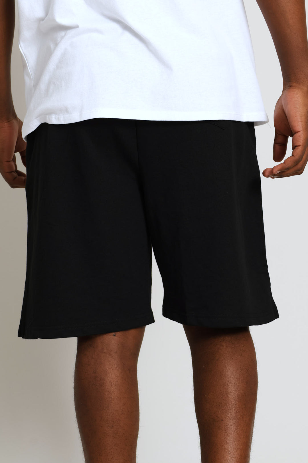 Plain Fleece Short - Black