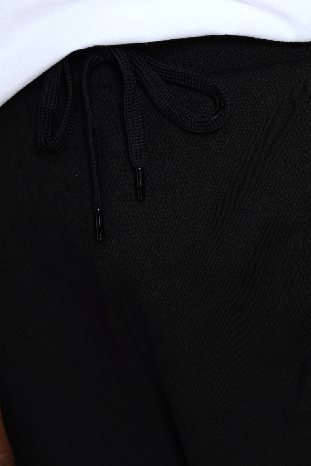 Plain Fleece Short - Black