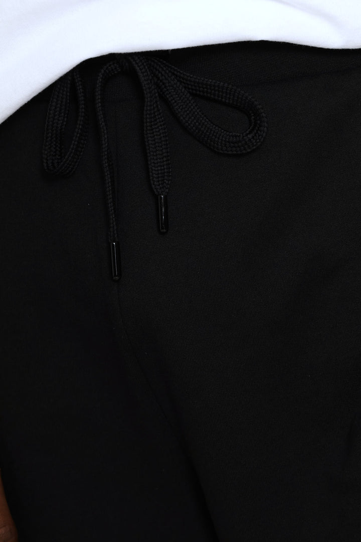 Plain Fleece Short - Black