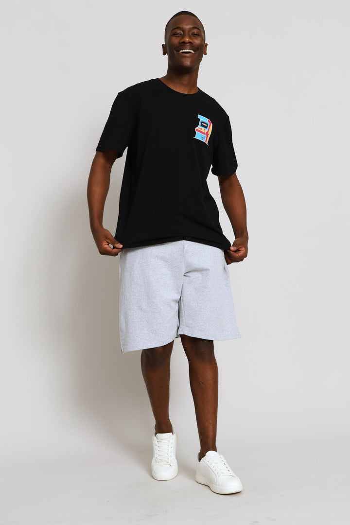 Plain Fleece Short - Grey Melange