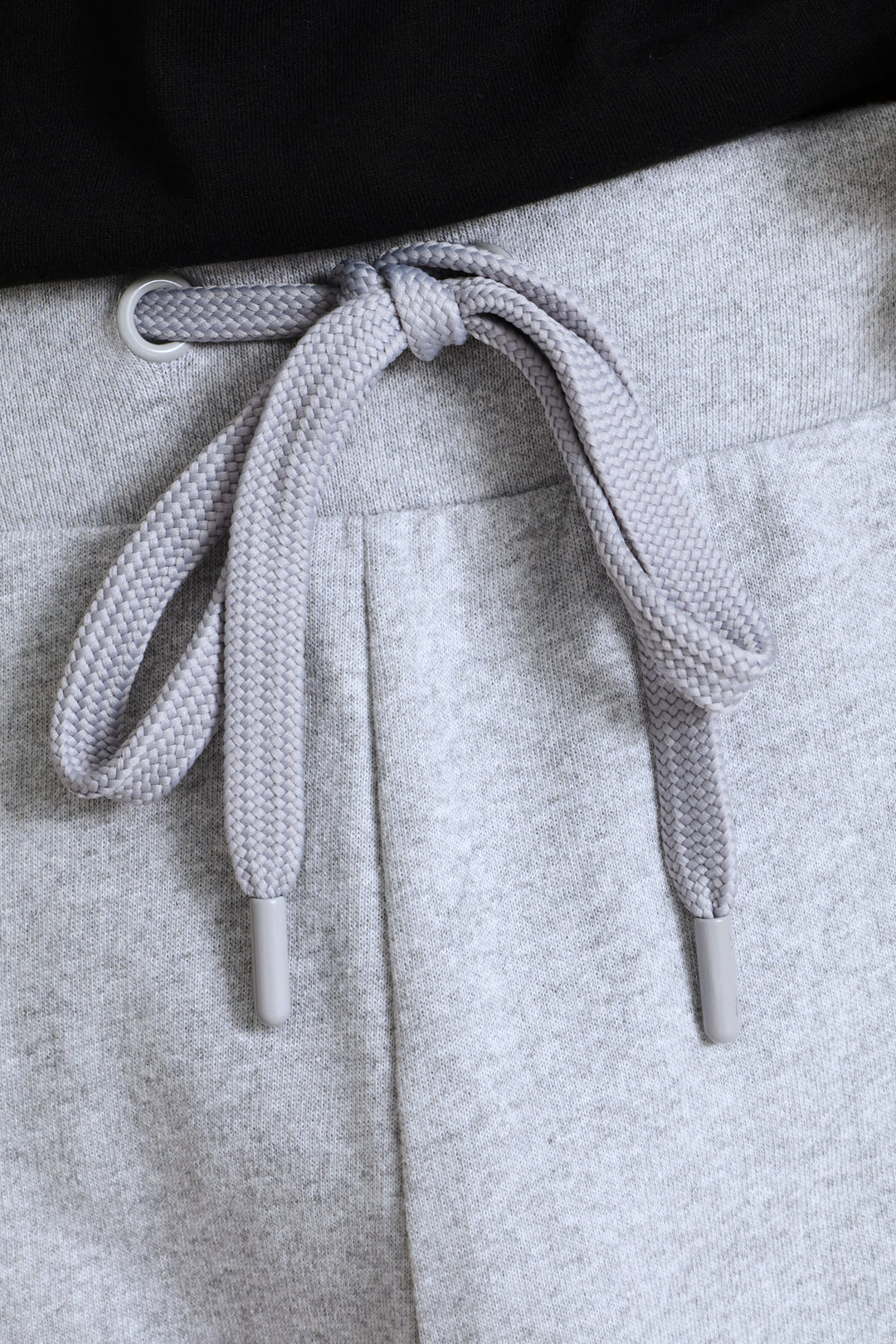 Plain Fleece Short - Grey Melange
