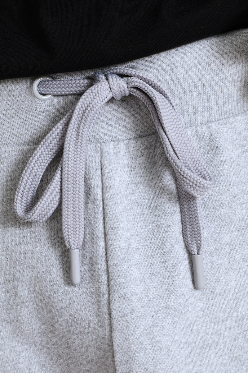 Plain Fleece Short - Grey Melange